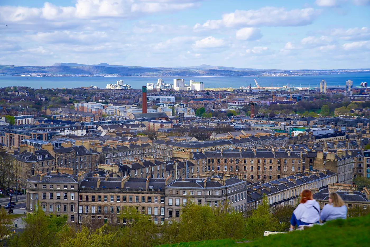 A view of the southern part of Leith.