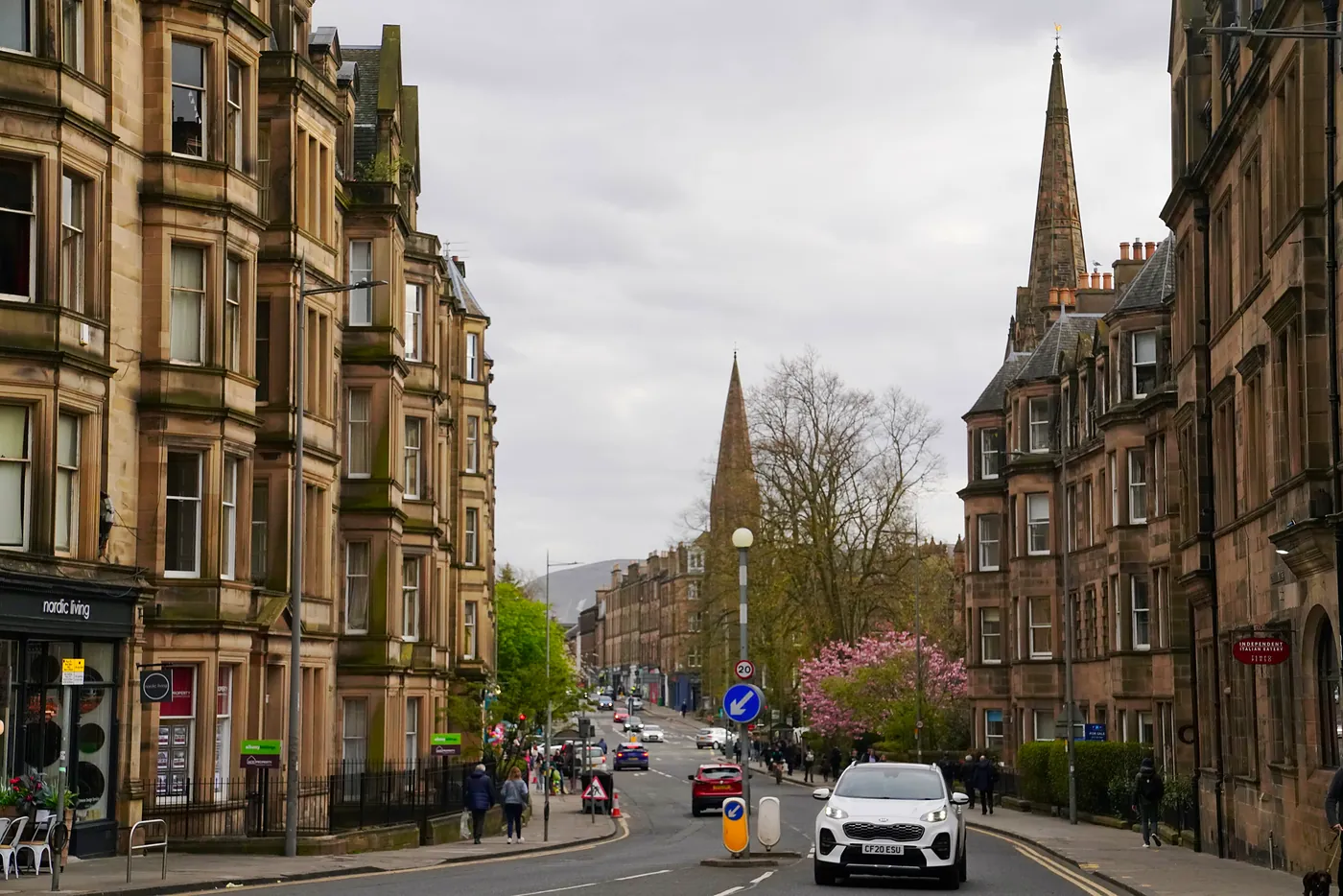 Morningside's north enterance.