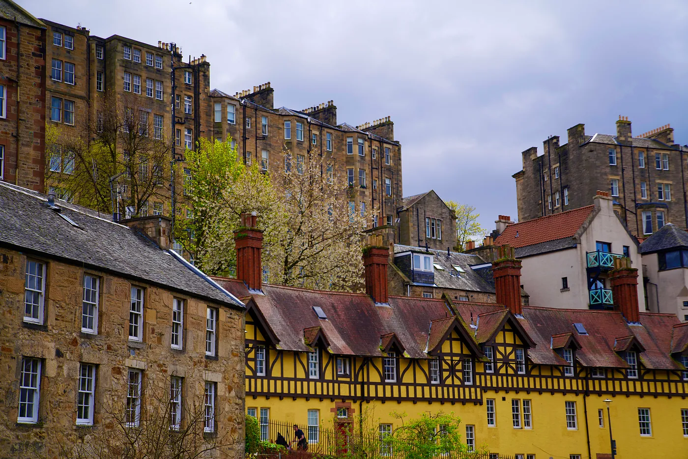 Denser, older apartment buildings and more late-medieval architecture are trademarks of the area encompasing Dean.