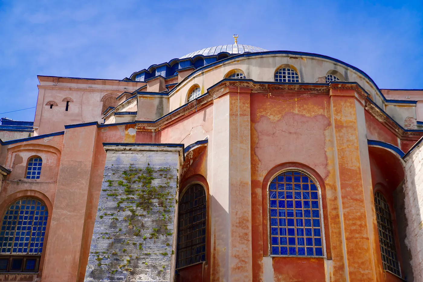 The Eastern side of the Hagia Sophia.
